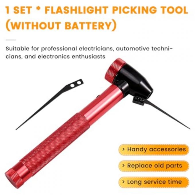 Professional locksmith tool with magnifying glass and endoscope for automotive lock repair