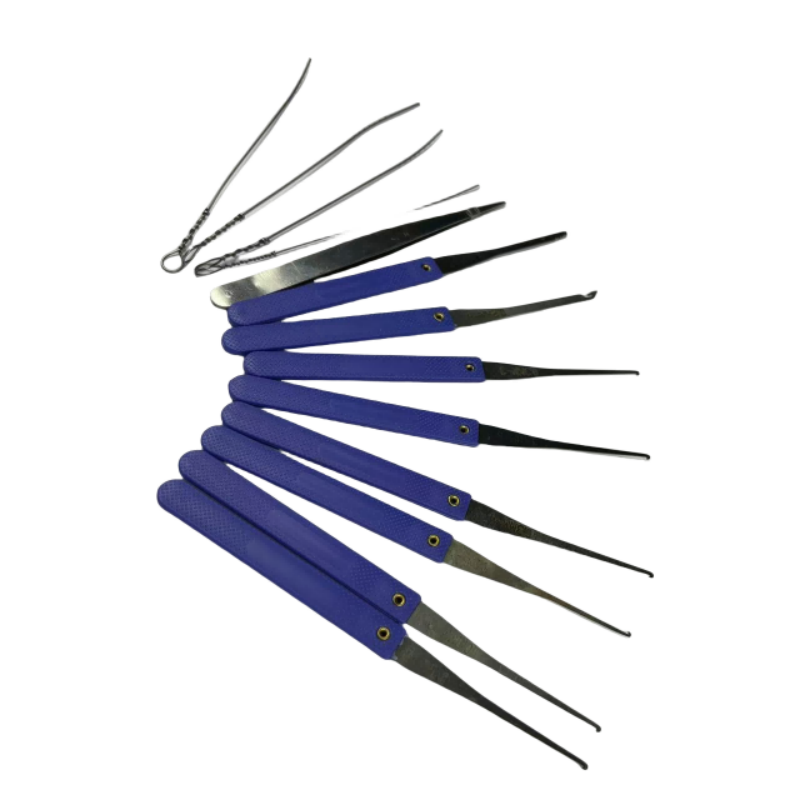 Metal Broken Key Extractor and Key Removal Kit - Model 2533 for Professional Locksmith Tools