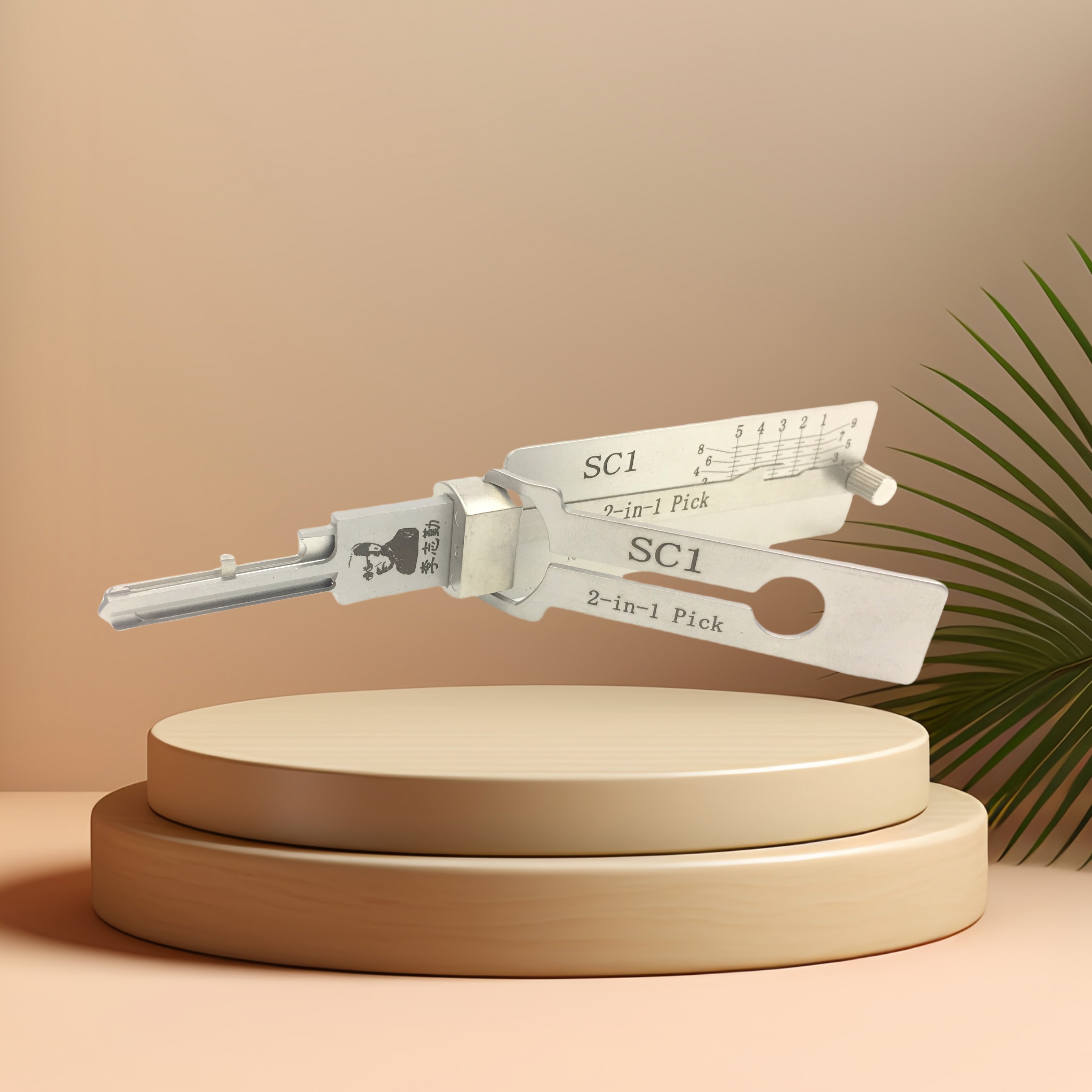 Lishi SC1 2-In-15 Pins Kit Set Locksmith Tools Decoder Lock Pick