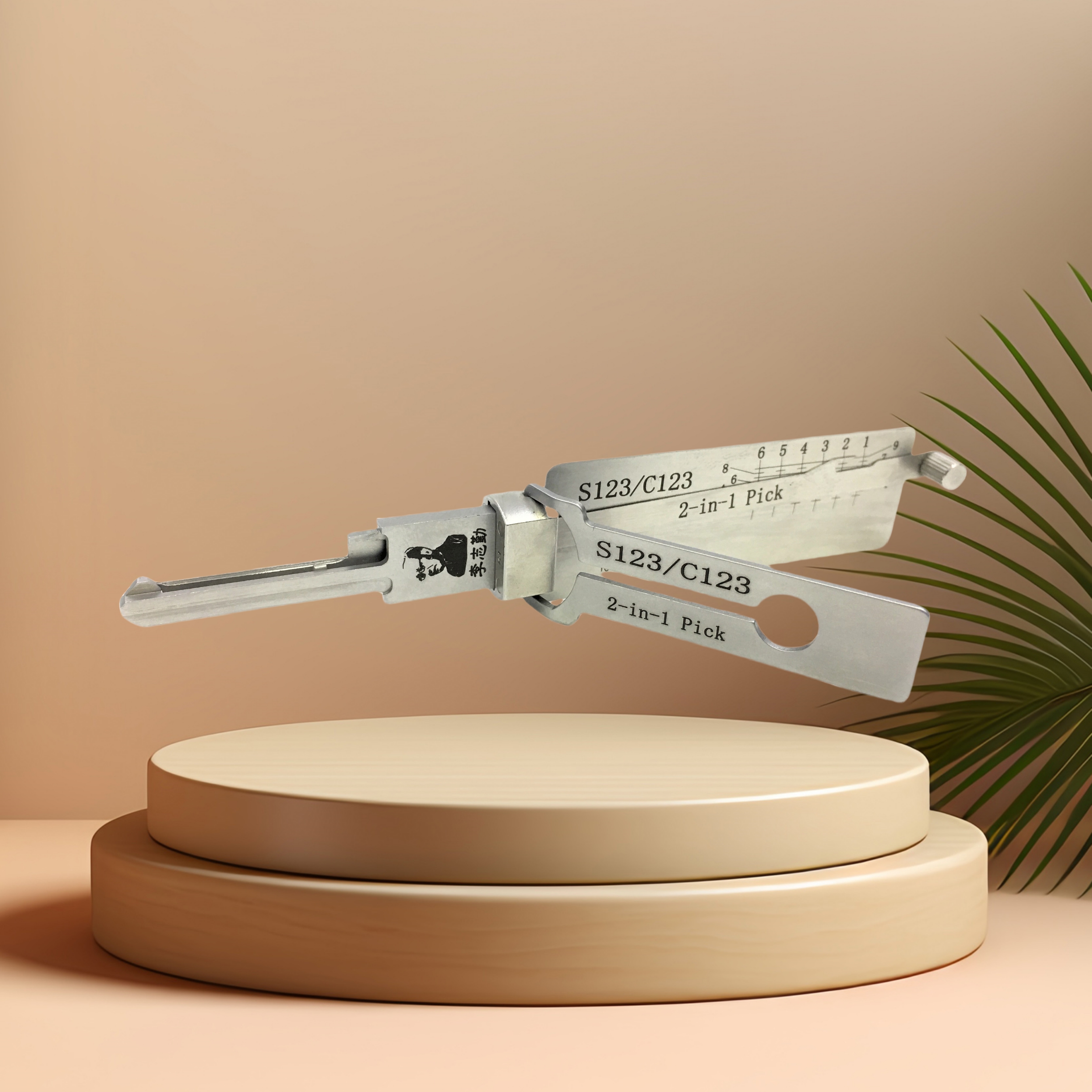 Lishi Tool 2-in-1 Design Lockpick Set with Corrosion Resistant and Precision Manufacturing for Locksmith Decoder