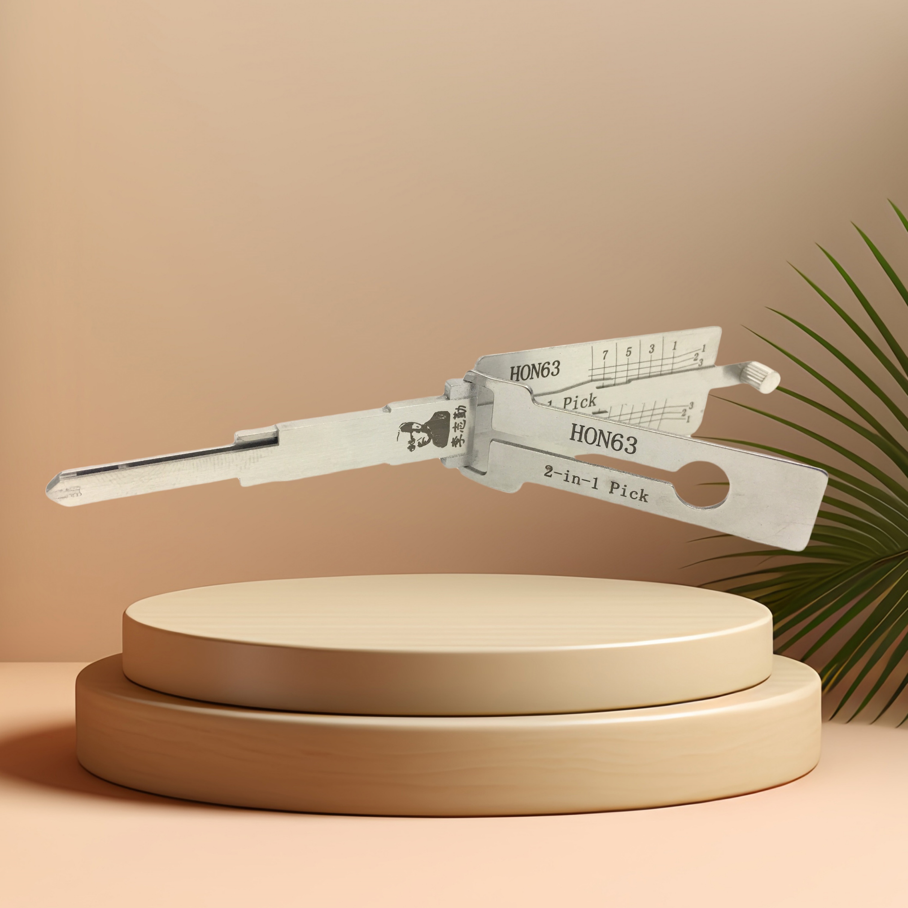 HON63 Model Lishi Motorcycle Tool with Magnetic Gate and Tactile Feedback for Motor Bike Locks