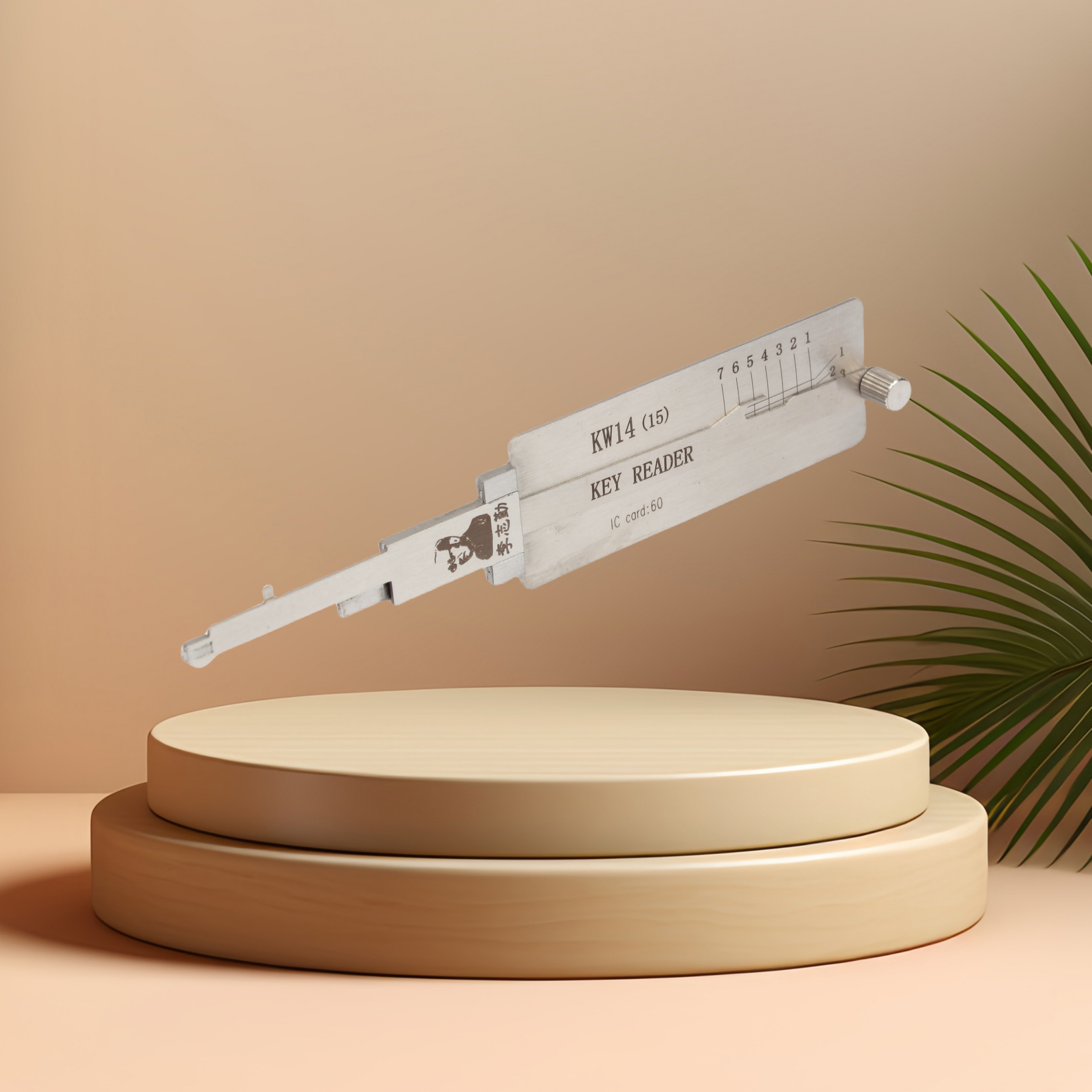 LISHI KW14 (15) Model 2-in-1 Motorcycle Tool with Metal Construction for Direct Reading Kawasaki Motorcycle Keys