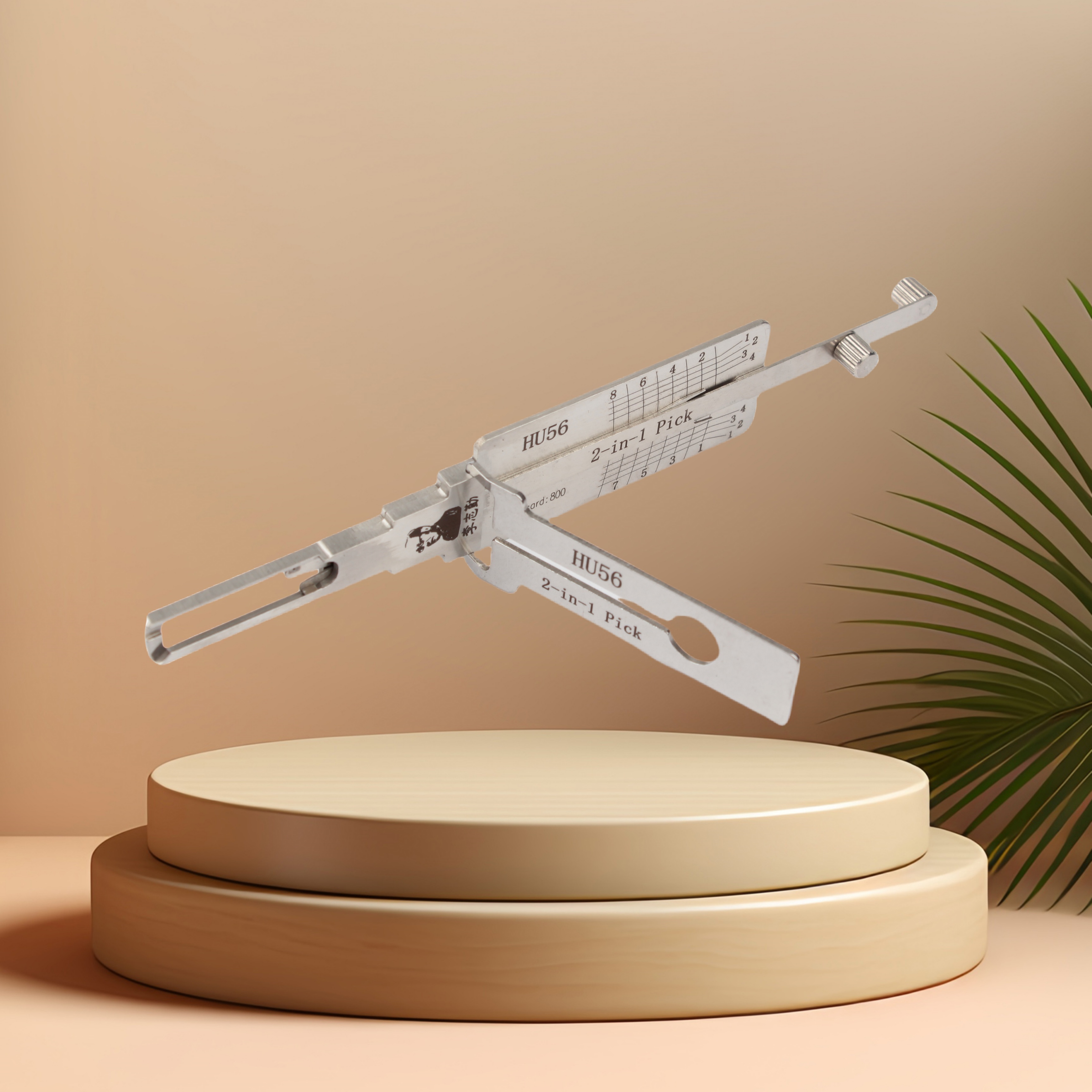 HU56 Model Lishi 2-in-1 Tool with Metal Construction for Car Lock Opening Decoder and Auto Lock Pick Set