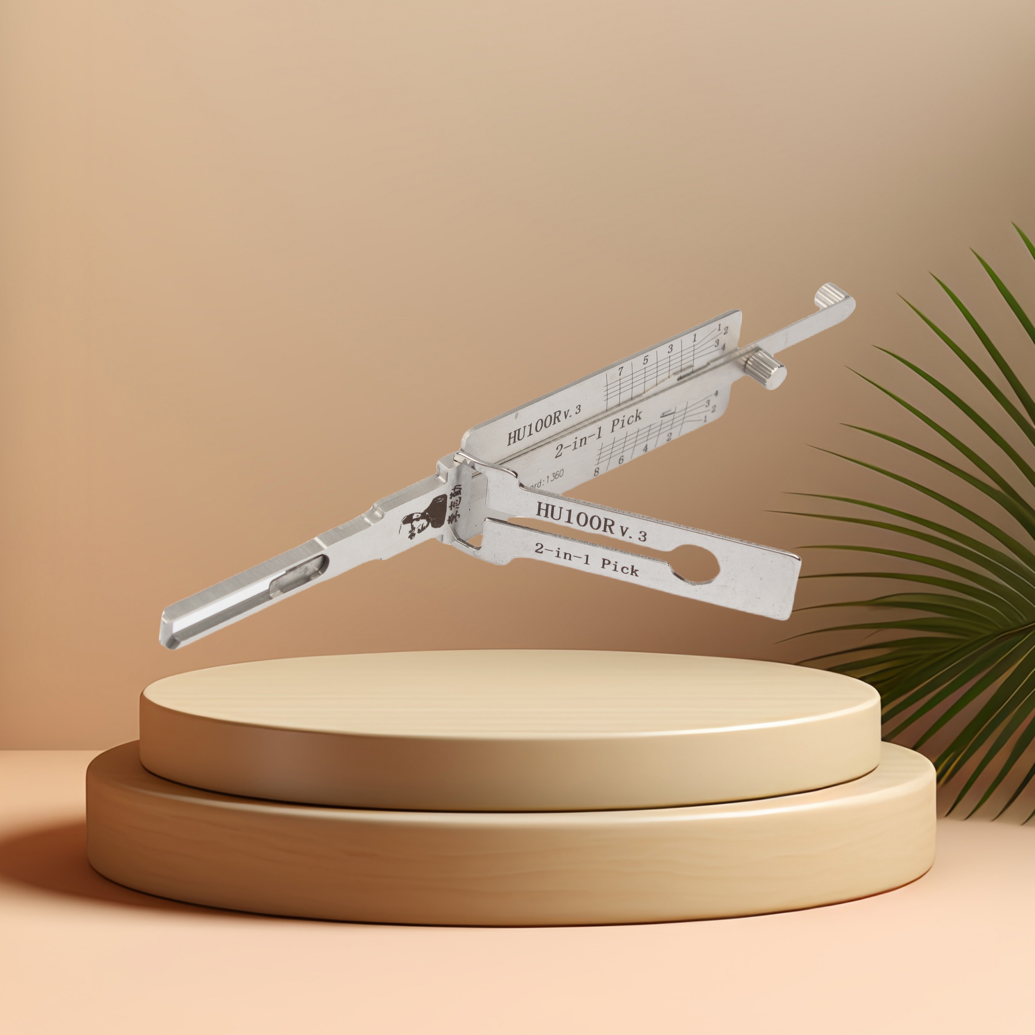 Auto Locksmith Tools Lishi HU100R Lock Pick Original Lishi 2 in 1 Unlock Tool