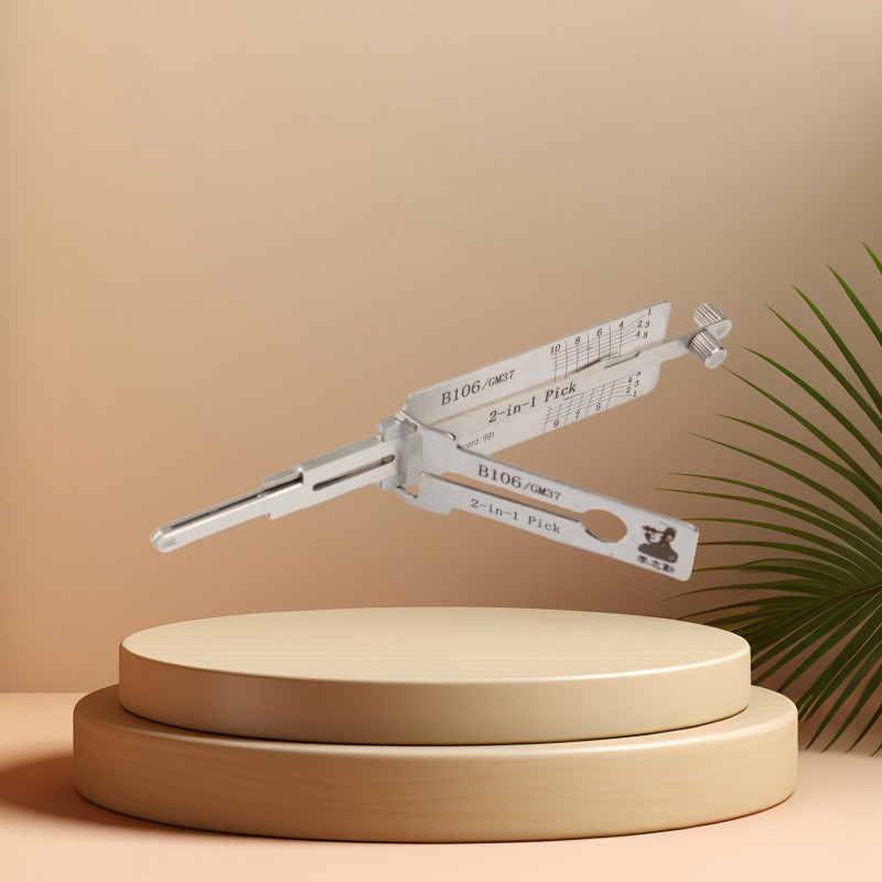 LISHI GM37 Auto Locksmith Tools 2 in 1 Pick Lishi GM37 /B106 Lock Pick and Decoder for GMC