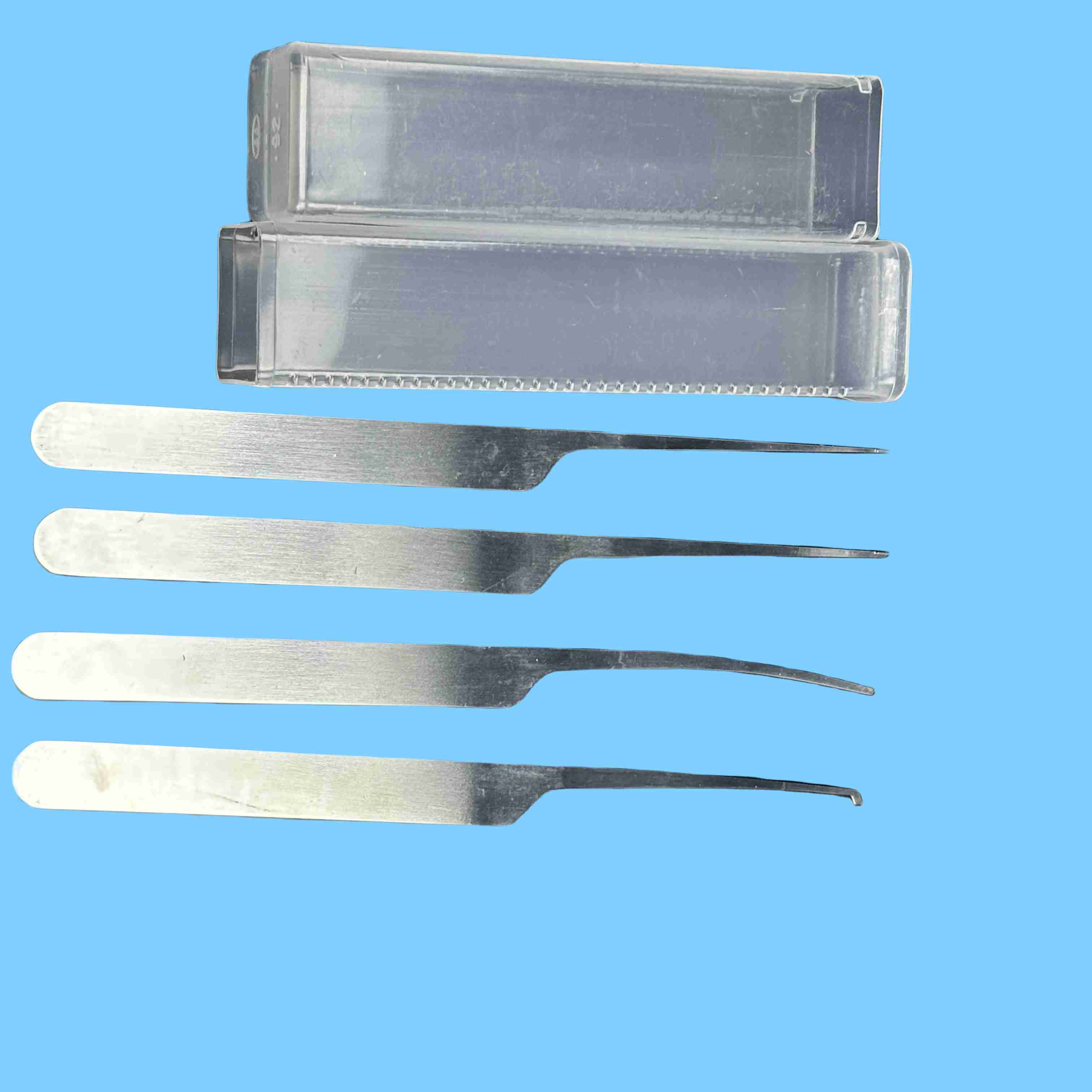 4-Piece Set Straight Shank Lock Pick Hook Model 2521 for Car Unlocking Kit and Locksmith Tool