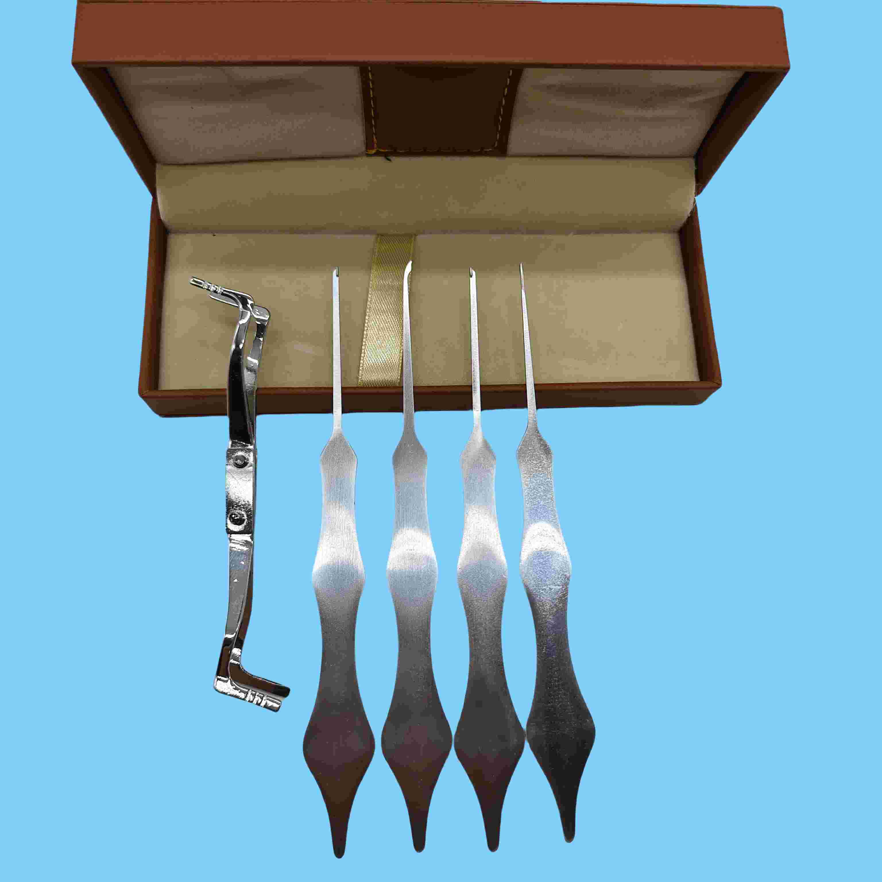 Stainless Steel Model 2546 Lock Pick Hook for Non-Destructive Access in Locksmith Tools