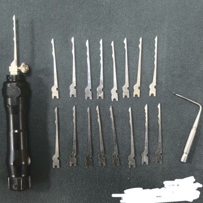 High-Performance Electric Brush Gun with Mechanical Feedback Analysis and Dual-Sensory Feedback for Locksmith Tools