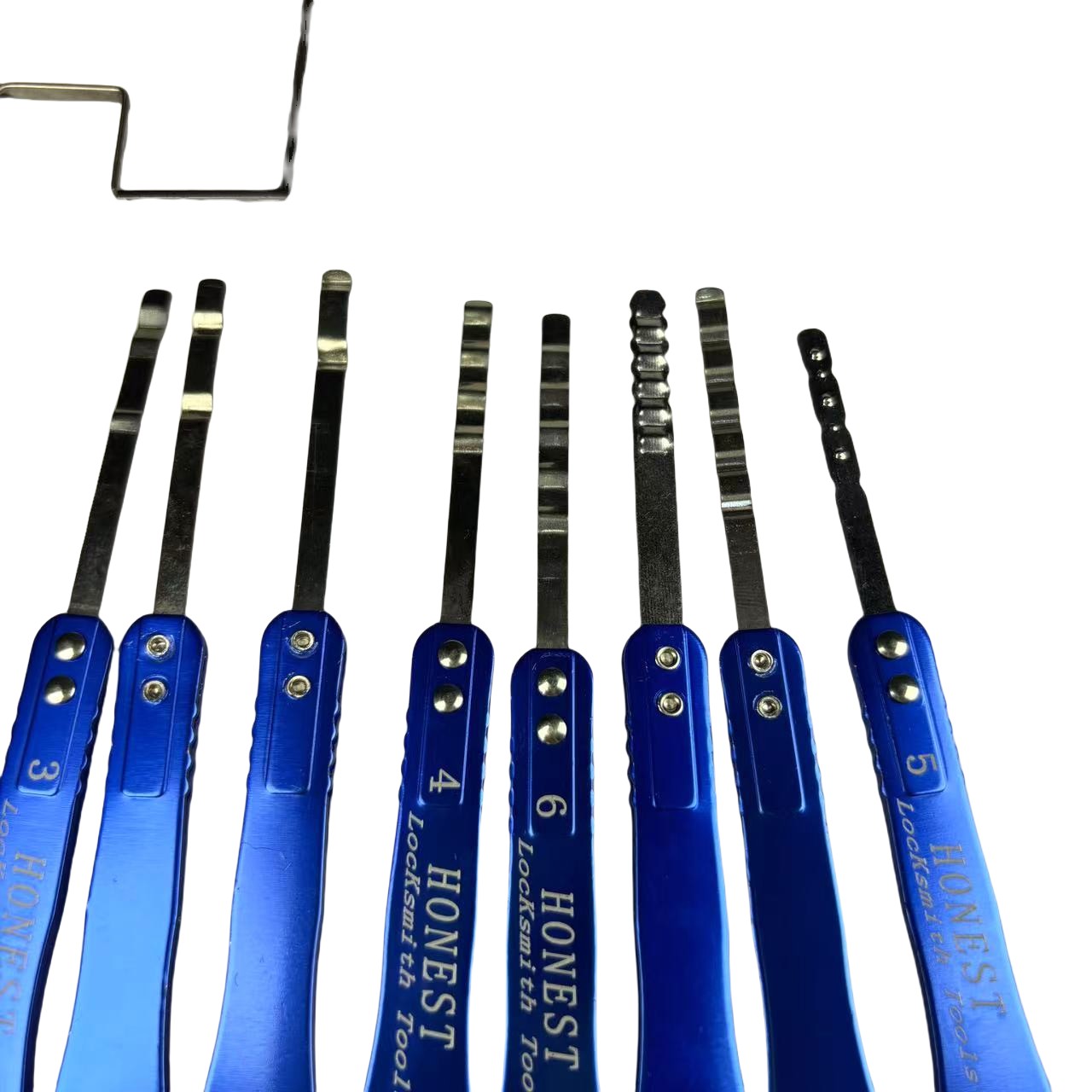 9-Piece Safe Lock Picking Set (Computer-Cut, Dimple, Wave, and Rake Tools)