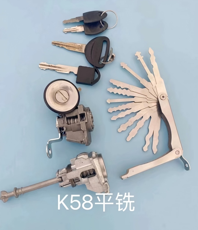 Extreme Storm K58 flat milling tooth lock picking and repair tool suitable for double-sided tooth locks