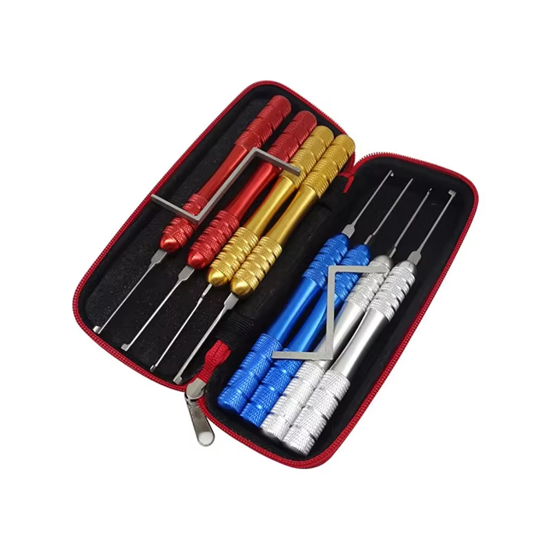 HUK locksmith tool rotating Kaba eight-piece set with single hook