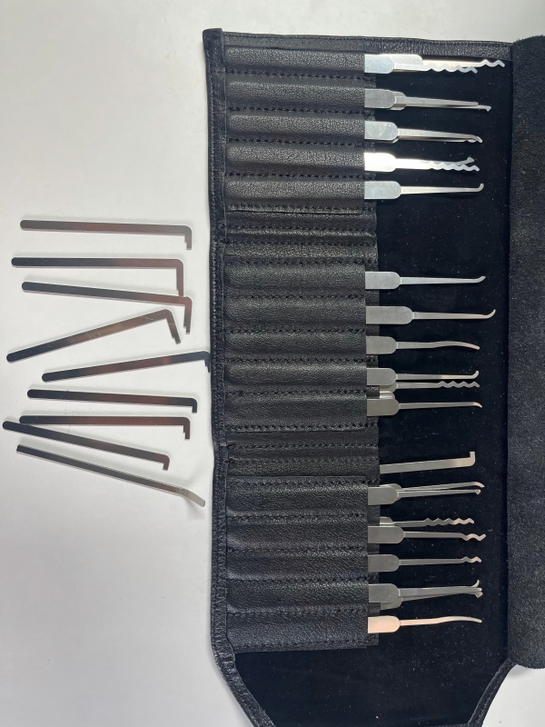 Single-hook lock picking tool set - civilian lock picking tools