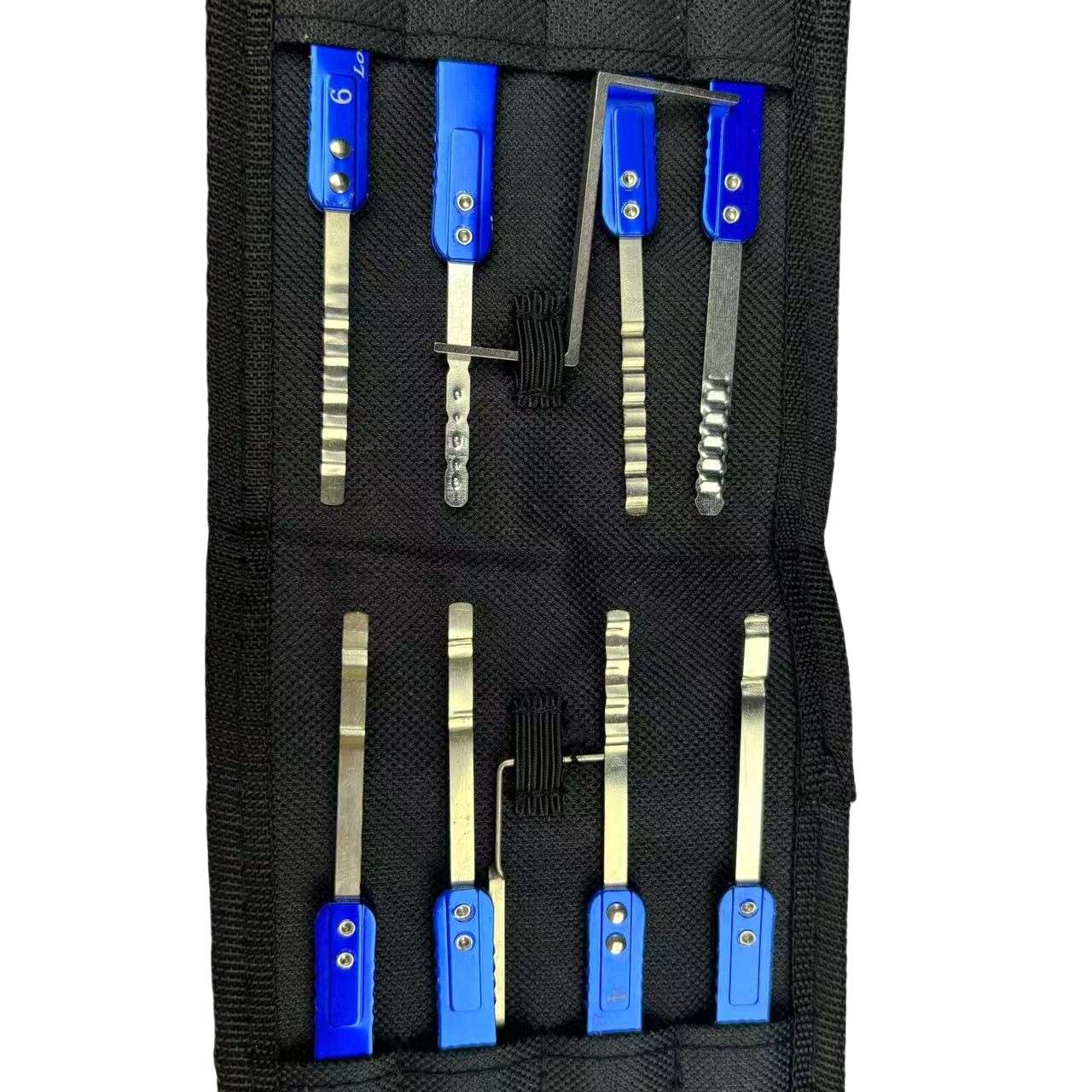 9-Piece Safe Lock Picking Set (Computer-Cut, Dimple, Wave, and Rake Tools)