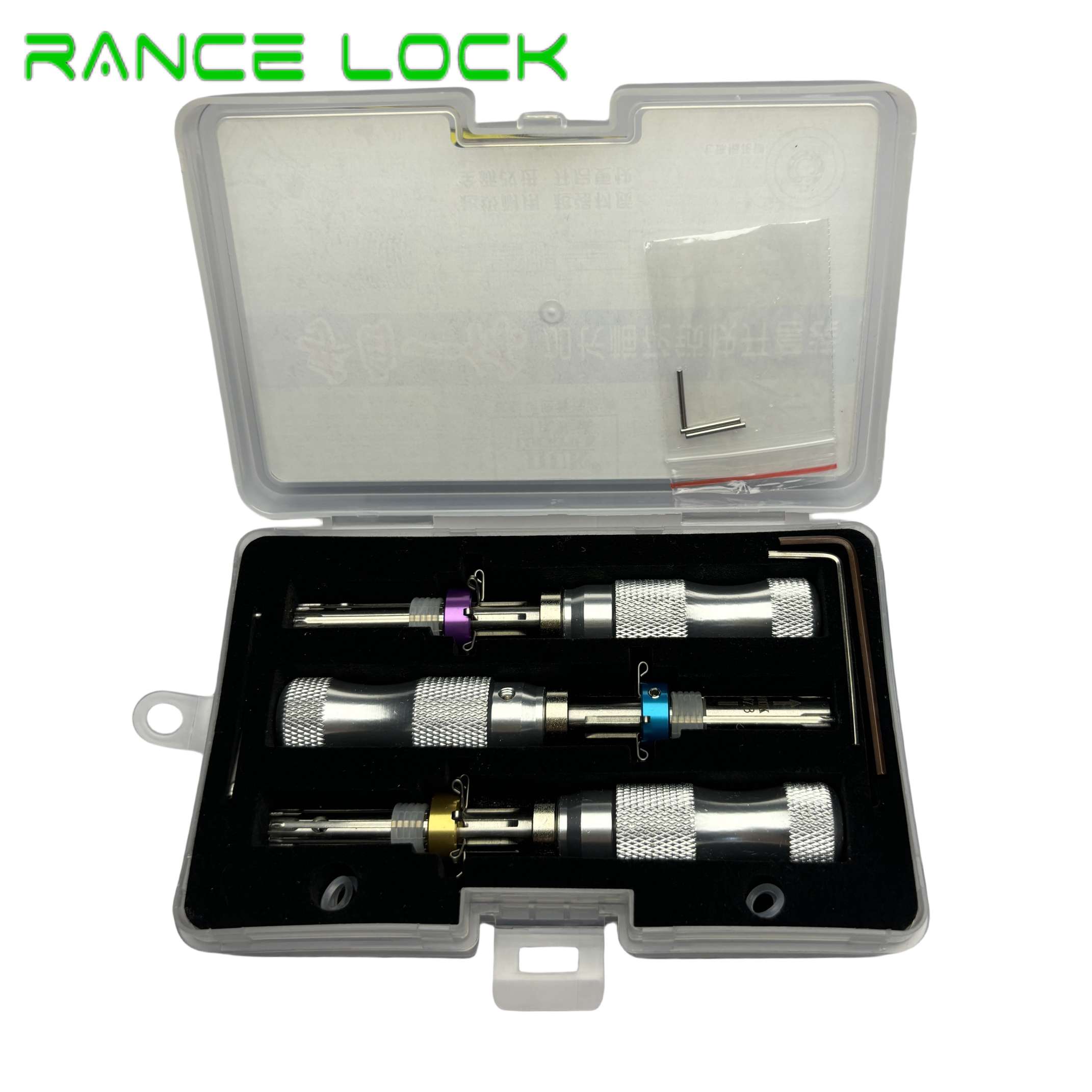 HUK 3-Piece Stainless Steel Extended Lock Pick Set