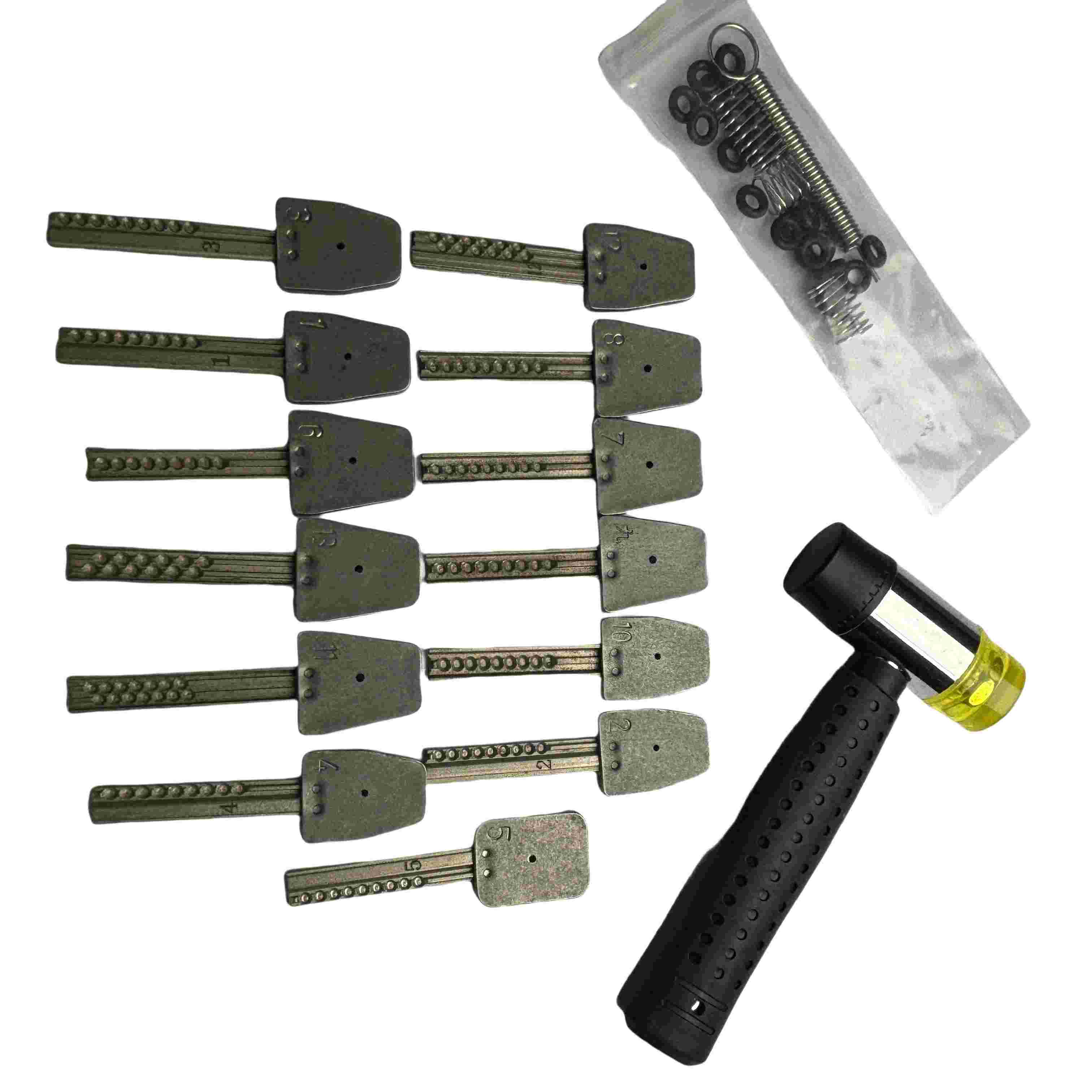 13 pieces HKU type impact lock pick tools for locksmith repair