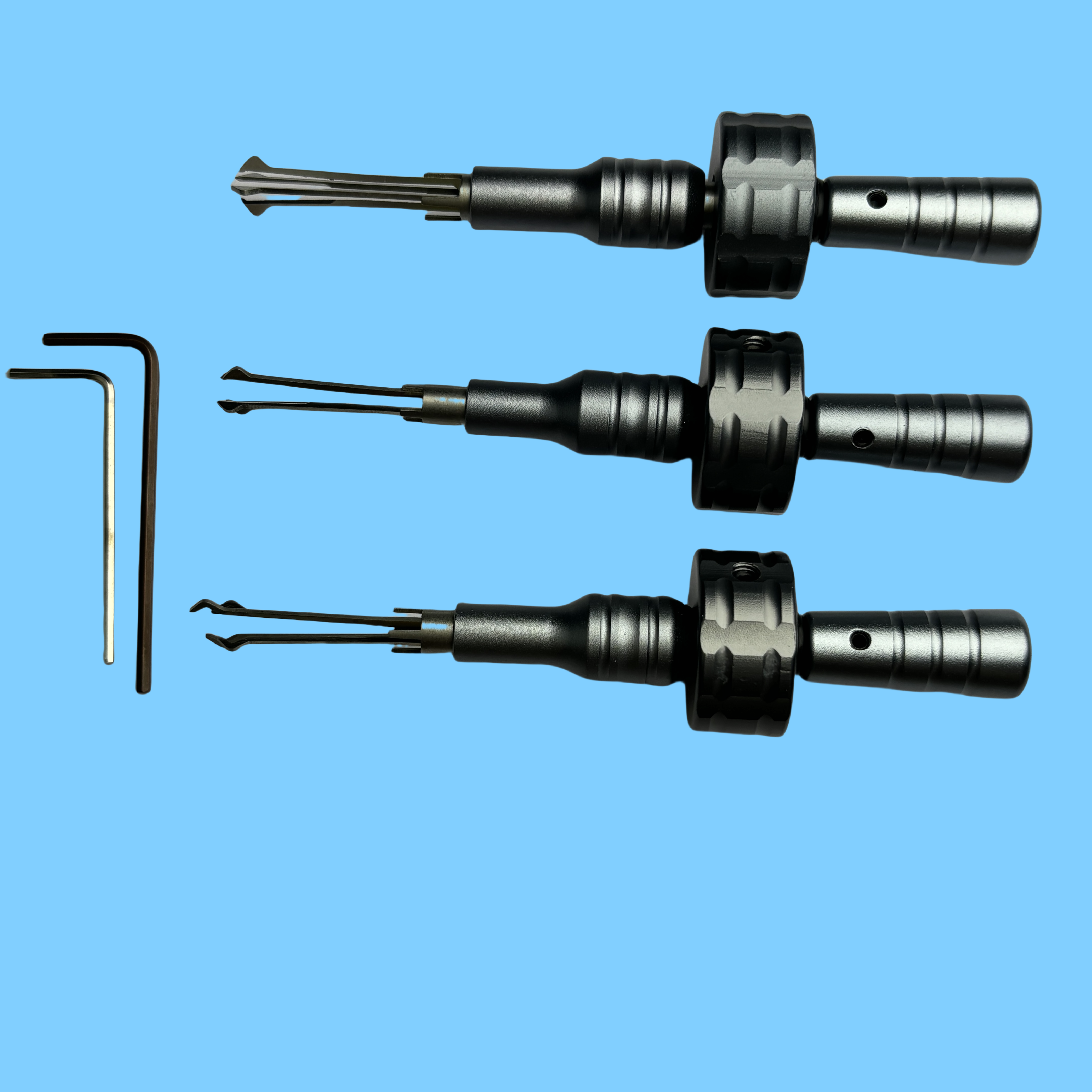 HKU Cross Quick Rake 6.0, 6.5, 7.0 Universal Locksmith Opening Repair Tool