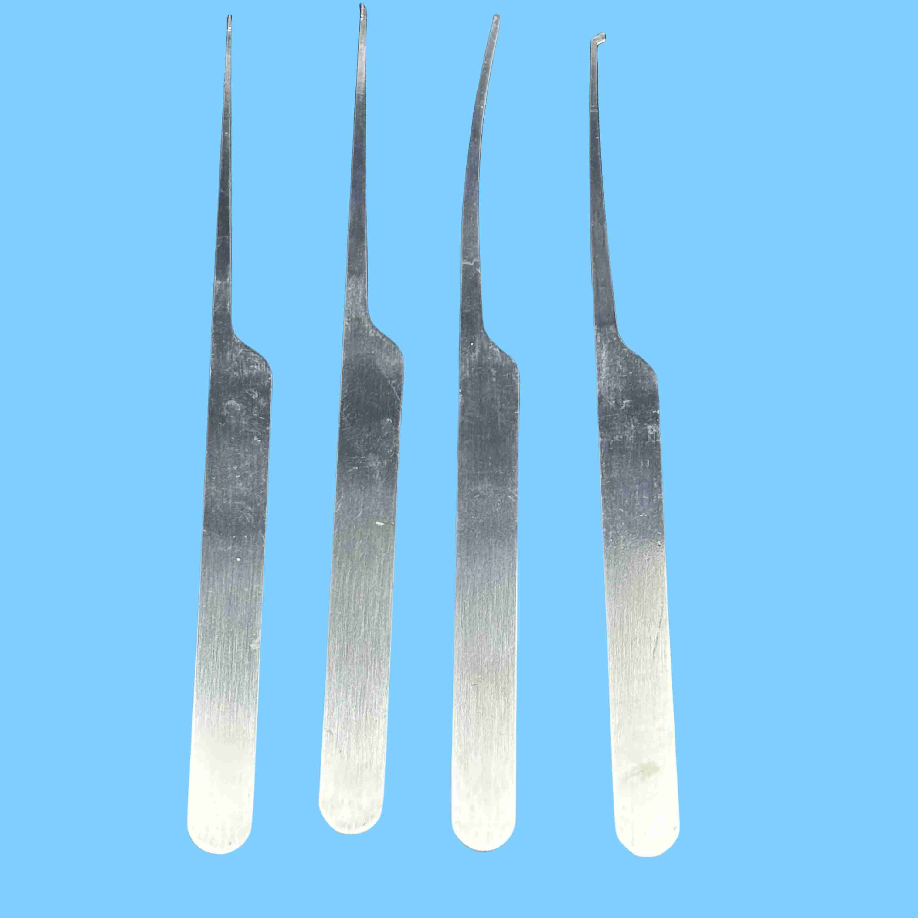 4-Piece Straight Handle Single Hook Automotive Repair Tool Set