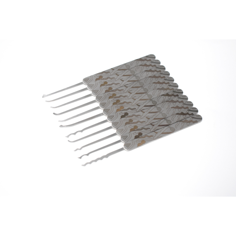 5pcs Stainless Steel Lock Pick Set Model Professional Locksmith Tools