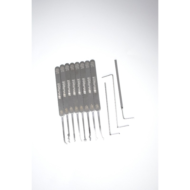 5pcs Stainless Steel Lock Pick Set Model Professional Locksmith Tools