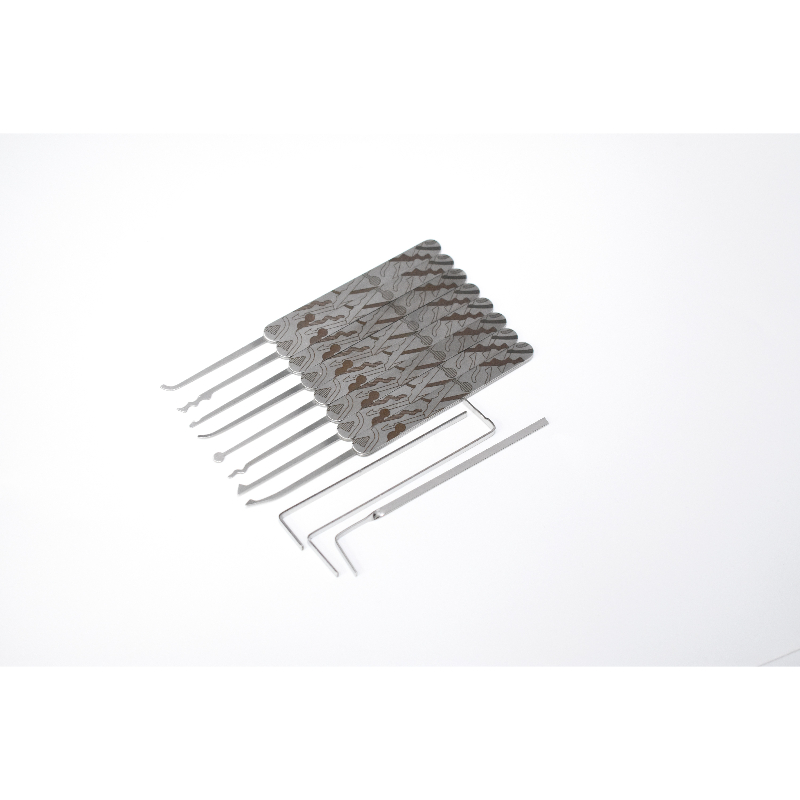 5pcs Stainless Steel Lock Pick Set Model Professional Locksmith Tools