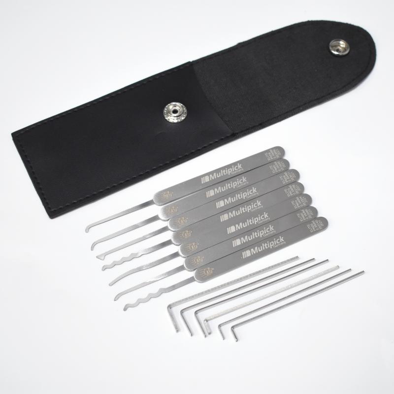 5pcs Stainless Steel Lock Pick Set Model Professional Locksmith Tools