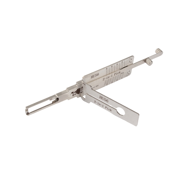 LISHI 2 IN 1 HU56 Auto Lock Pick Decoder Auto Car Key Locksmith Tool for Volvo,Mitsubishi, Jaguar