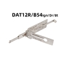 LISHI DAT12R/B54 2IN1 for Truck Lishi Pick Tool Locksmiths Tool Accurate Tooth Reading