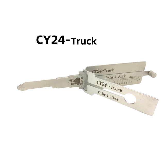 Original LISHI Tools  CY24V.2 2-IN-1 PICK for Chrysler Door Lock Open Tool Decoder Locksmith Tools