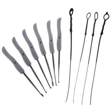 6PCS Metal Lock Pick Set Model RC12 Professional Locksmith Tools