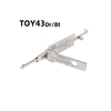Original Lishi Tool TOY43 2-in-1 Decoder and Pick for Locksmith Tool Device