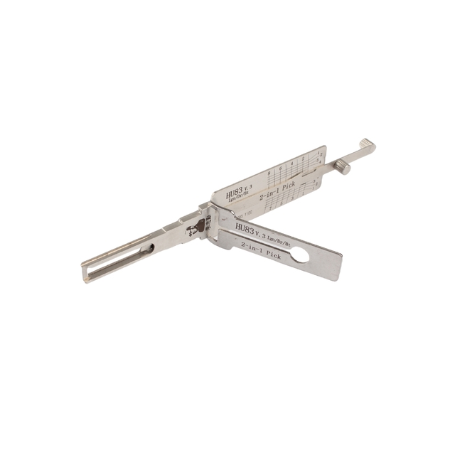 HU83 Lishi 2-in-1 Lock Pick Set with High-Precision Decoding for Professional Locksmith Tools