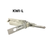 Lishi 2-in-1 KW1-L Decoder Tool for Locksmiths with Lightweight Construction and Compact Portable Design