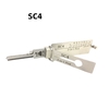 SC4 Model Lishi 2-in-1 Tool with Metal Material for Non-Destructive Entry in Door Locks