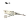 SC4-L Model Lishi 2-in-1 Tool with Metal Material for Non-Destructive Entry and Lock Picking