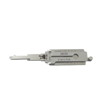 JAC02R Model Lishi Tool 2-in-1 Design Metal Material Lishi Lock Pick and Decoder for Residential Locksmithing