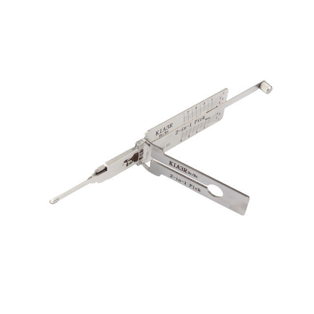 Lishi KIA3R 2 in 1 Auto Car Door Lock Picks Decoder Unlock Tool