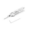 Original Lishi 1646R 2 in 1 Decoder Pick Master Lock Steel Locksmith Opening Tools Set Supplies for Domestic Use