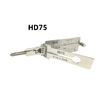 Lishi Motorcycle Tool HD75 Model for Non-destructive Entry with Multi-Stage Picking Process