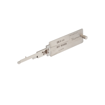 LISHI KW14 (15) Model 2-in-1 Motorcycle Tool with Metal Construction for Direct Reading Kawasaki Motorcycle Keys