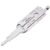 Original Lishi 2-in-1 Tool GM25R Model Metal Construction Auto Lock Pick Decoder for Kenworth & Peterbilt Truck Doors
