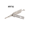 Lishi 2-in-1 Tool HY17/HYN15 Model Auto Lock Pick Set with Metal Construction and 2-in-1 Functionality
