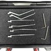 6-piece Metal Car Wave Needle Set Locksmith Tools Model 2505 for Civil and Automotive Locks
