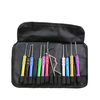 13-Piece Colorful Lockpicking Tool Set with Transparent Padlock Extractor for Professional Locksmiths