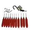 12-Piece Stainless Steel Brush Hook Set (Household Use)