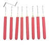 Genuine HUK Red Handle 8+2 Kaba Hook Multifunctional Set, Professional Beginner Practice Locksmith Maintenance Auxiliary Tools