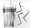 G-Pro Dimple Lock Pick Hook with Mechanical Feedback Analysis and Dual-Sensory Feedback Loop - Model RC21