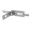 Hot Selling LISHI 2in1 Lock Pick Tool SS004 Locksmith Decoder for Civil Residential Stainless Steel Locks 1~8 Pines Unlock Tool
