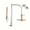 Fully automatic door peephole unlocking tool with lever