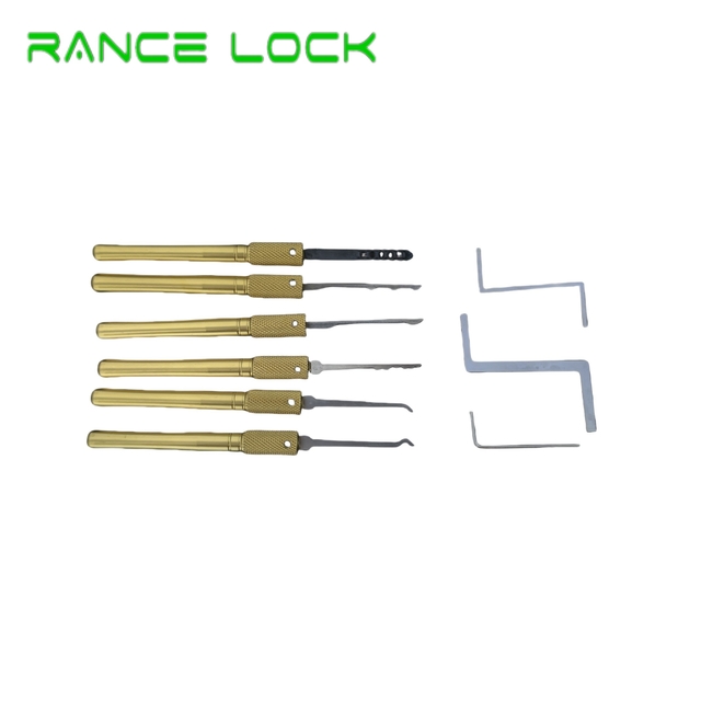6Pcs Multifunctional Single Hook Lock Pick Repair Tool Set