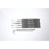 5pcs Stainless Steel Lock Pick Set Model Professional Locksmith Tools